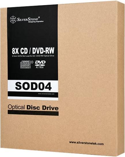 Image du produit Silverstone SST-SOD04 (Lecteur DVD, Lecteur de CD, Graveur de DVD)