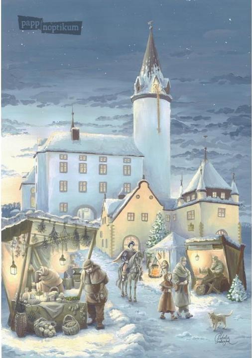 Pappnoptikum 1081 - Rapunzel - Schloss Purschenstein (Klappkarte)