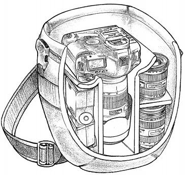 Image du produit Tamrac Velocity 9, étui pour appareil photo Noir (Sac à bandoulière pour appareil photo, Sac à dos photo)