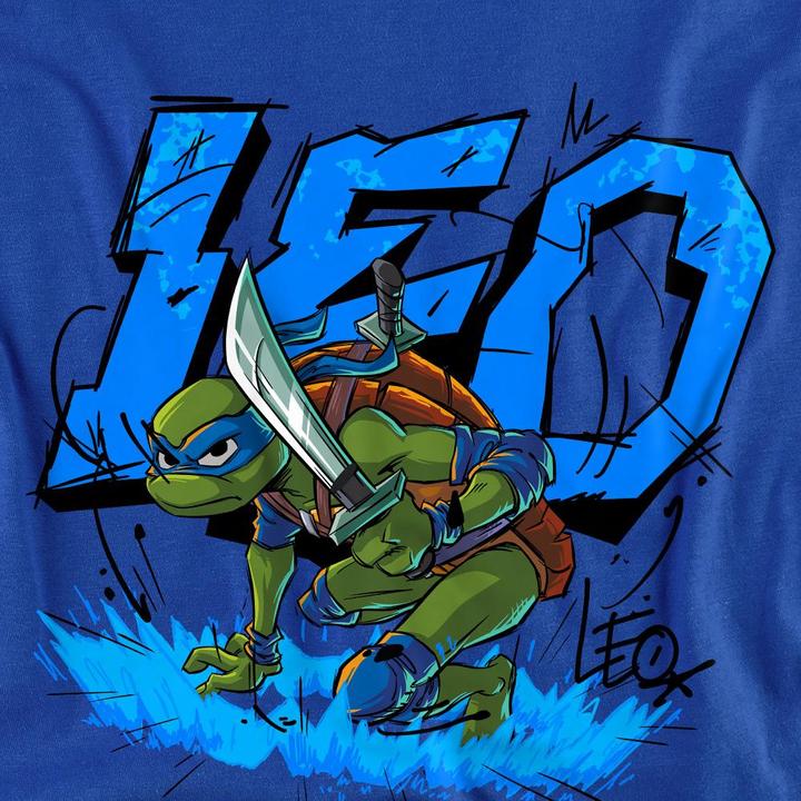 Actual product image Teenage Mutant NT Unisex Adult Groundbreaking Leonardo Sweatshirt (L)