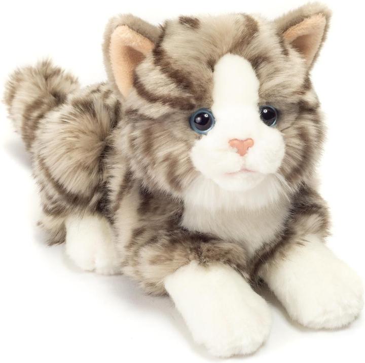 Actual product image Teddy Hermann Cat lying plush toy (20 cm)