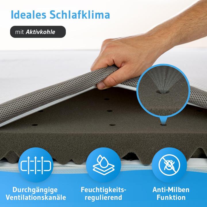 Immagine prodotto Third of Life Ergonomischer Memory Schaum Topper (90 x 200 cm)
