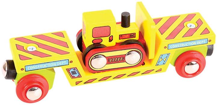 Produktbild Bigjigs Bulldozer Tieflader (4)