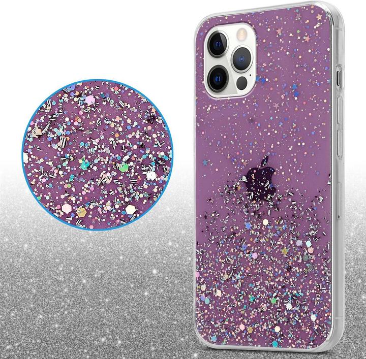 Actual product image Cadorabo TPU cover sparkling glitter (Apple iPhone 12, Realme 12 Pro+)