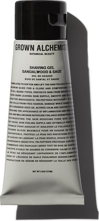 Produktbild Grown Alchemist GROWN Beauty - Shaving Gel: Sandalwood & Sage (75 ml, Rasiergel)
