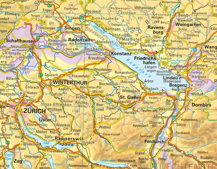 Produktbild Übersichtskarte Deutschland 1 : 750 000