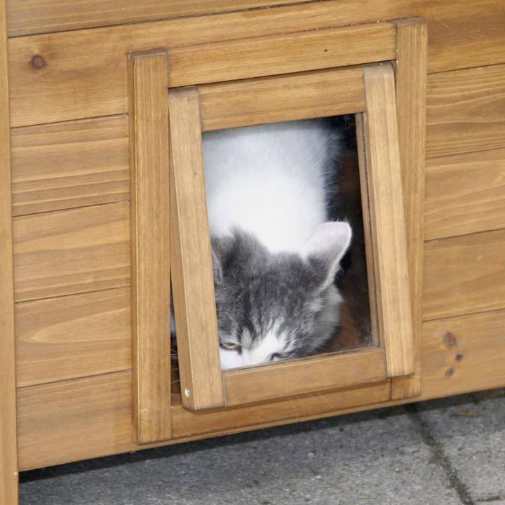 Actual product image Kerbl Katzenhaus Lodge (73 cm, Brown)
