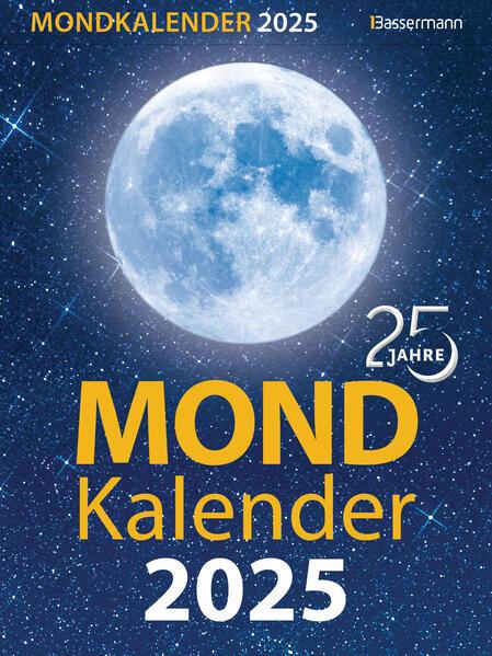Produktbild Mondkalender 2025 (22 x 16.5 cm, Harter Einband, Deutsch)