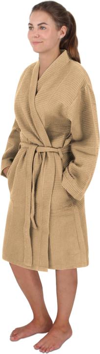 Actual product image Normani Ladies Waffle Piqué Kelin Bathrobe (S)