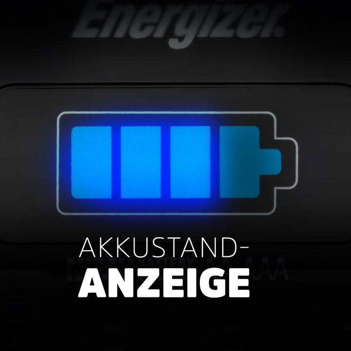 Produktbild Energizer Recharge 1-Hour (4 Stk., AA, AAA, 2300 mAh, Ladegerät inkl. Akku)
