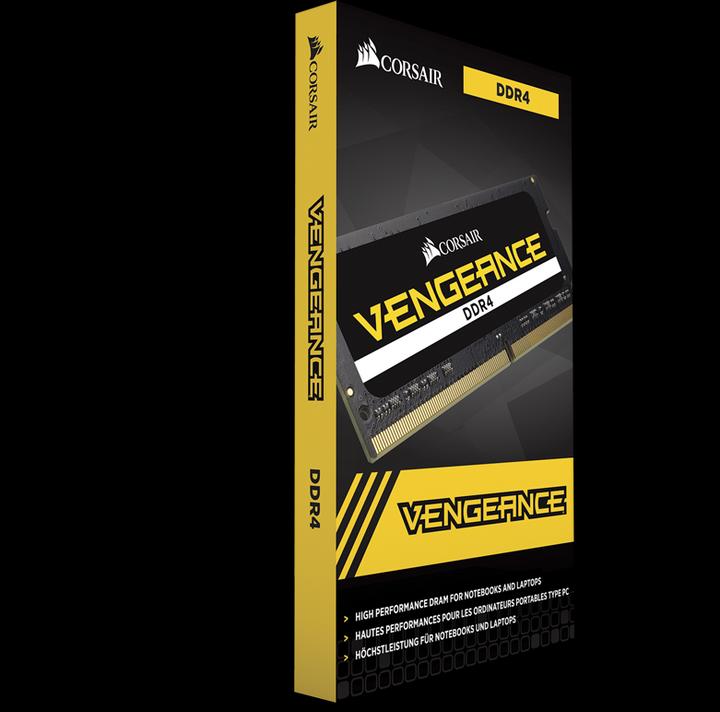 Actual product image Corsair Vengeance (1 x 8GB, 2400 MHz, DDR4-RAM, SO-DIMM)