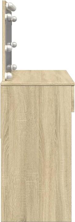 Actual product image VidaXL Dressing table with LED lighting (100 x 40 x 120 cm)