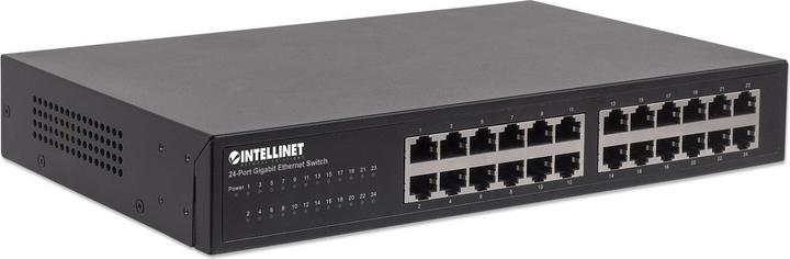 Actual product image Intellinet 24-Port Gigabit Ethernet Switch (24 Ports)