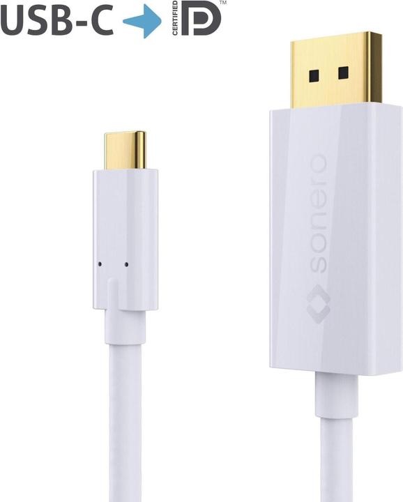 Immagine prodotto Sonero USB Typ C — DisplayPort (2 m, DisplayPort, USB tipo C)