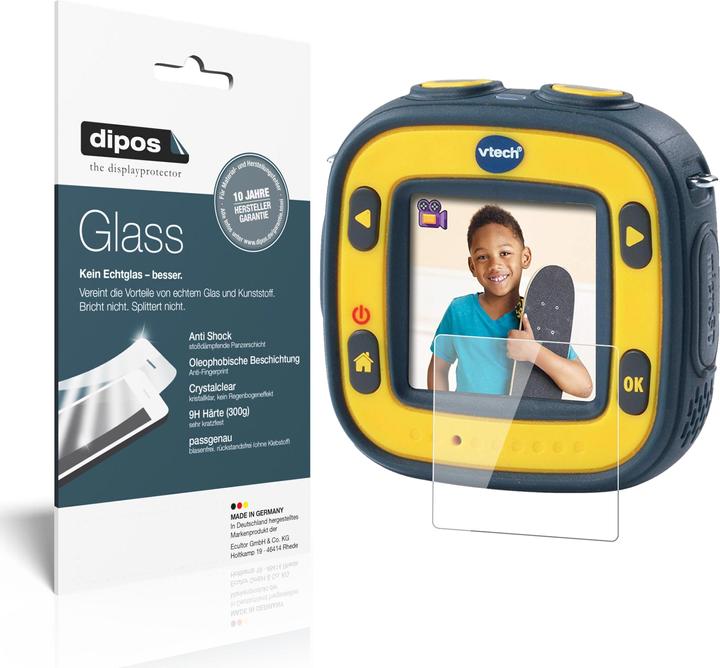 Immagine prodotto Dipos Pellicola Protettiva Anti-Shock (Pellicola protettiva, Vtech Kidizoom Action Cam)