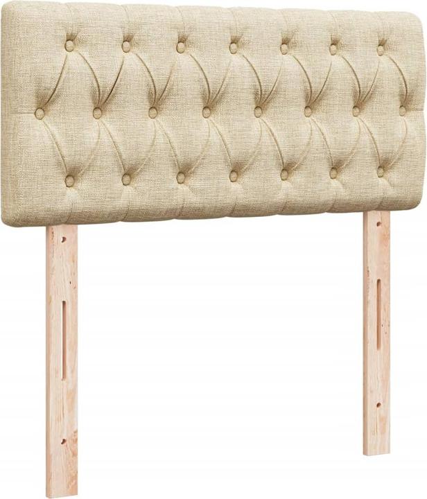 Actual product image VidaXL Bo x spring bed with mattress 160 x 200 cm fabric (160 x 200 cm, 160 x 200 cm)