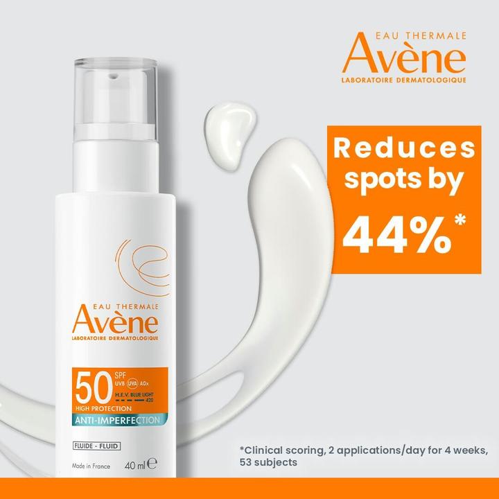 Immagine prodotto Avène Sun Anti-Unreinheiten Fluid SPF50 40ml (Crema solare viso, SPF 50, 40 ml)