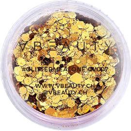 Actual product image VBEAUTY Make Up - Chunky Glitter Gold Edition