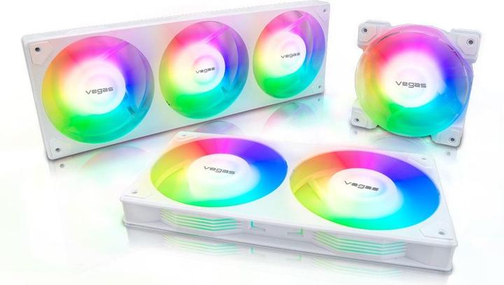 Actual product image Akasa Vegas A24 Addressable-RGB Fan (120 mm, 1 x)