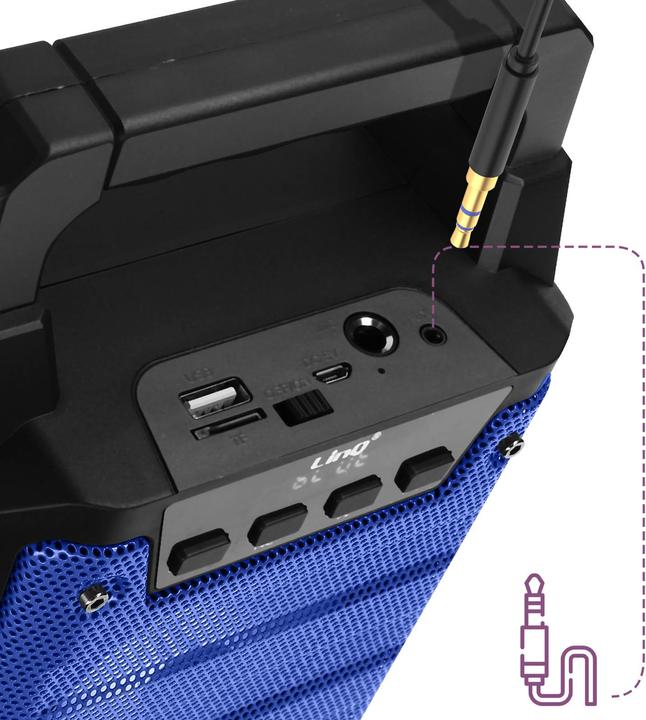 Actual product image LinQ 6.35mm microphone connector, Micro-SD card reader (3 h)
