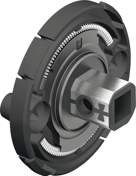 Produktbild FSB Adapter-Rosette Drücker Führungsansatz 9 mm FH-AGL rechts, schwarz (Türgarnitur)