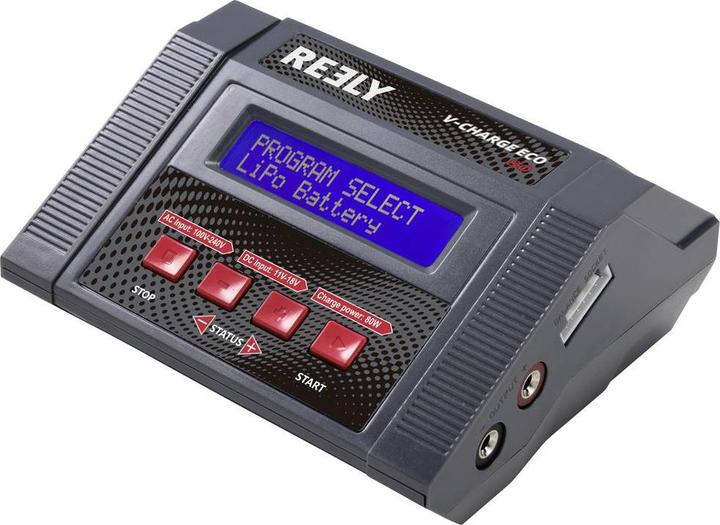Produktbild Reely V-Charger ECO 80 Modellbau-Multifunktionsladegerät 100 V, 240 V, 12 V 10 A