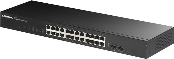 Actual product image edimax GS-1026: 24 port switch 1Gbps, 2xSFP (26 ports)