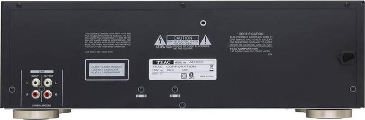 Actual product image TEAC AD-850-SE/B (CD recorder)