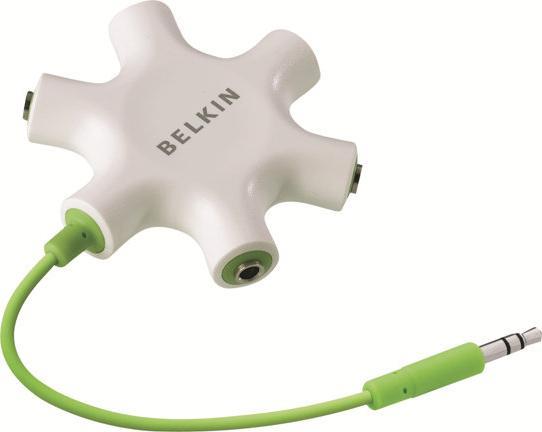 Image du produit Belkin Distributeur De Jack Rockstar 5x (Répartiteur de casque d'écoute)