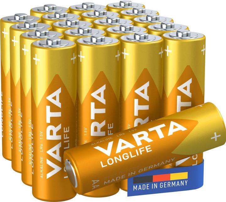 Actual product image Varta Longlife (20 pcs., AA, 2800 mAh)