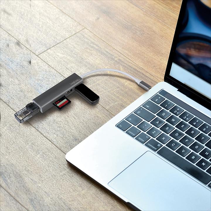 Produktbild LogiLink UA0305 (USB-C, 3 Ports)