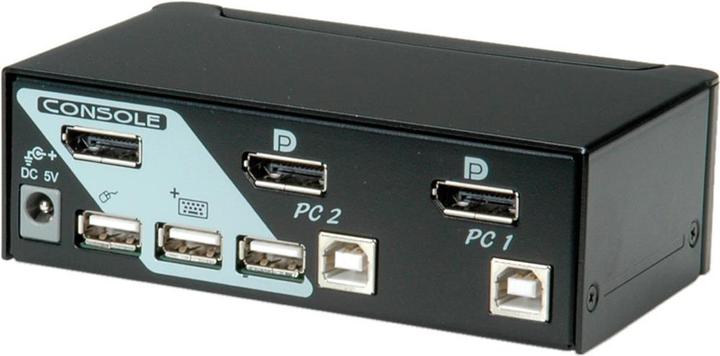 Roline KVM Switch, DisplayPort, USB 2.0