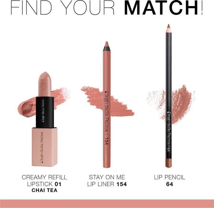 Image du produit Diego dalla Palma The Lipstick Creamy Refill System 01 (01 Chai Tea)