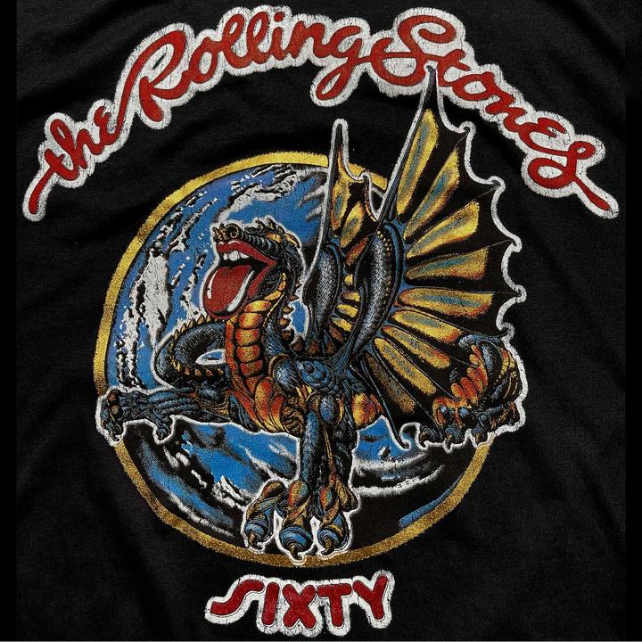 Immagine prodotto The Rolling Stones Maglietta in cotone Sixty Dragon Globe Donna/Ladies (M)