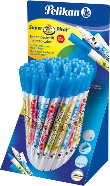 Pelikan Gomma ad inchiostro Super Pirata 50 pezzi, blu (Multicolore, 50 x)
