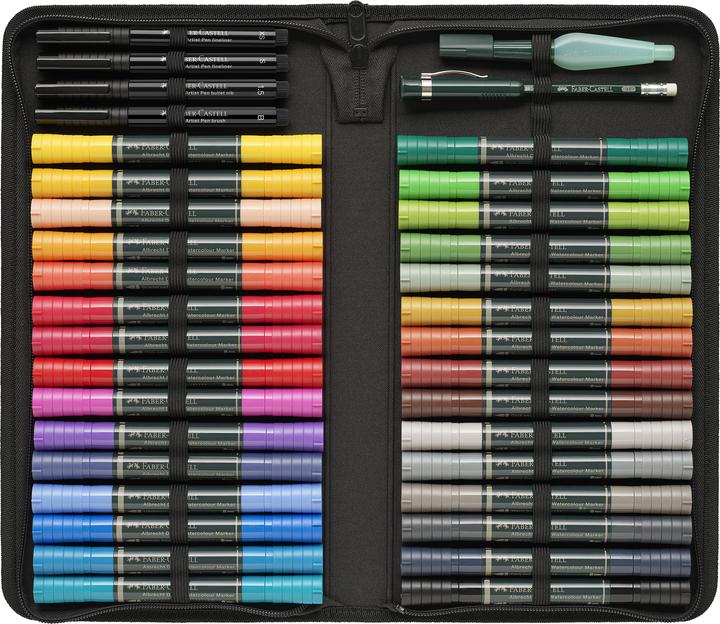 Immagine prodotto Faber-Castell Marcatore acquerello Albrecht Dürer 30 Zipper (Verde, 30 x)