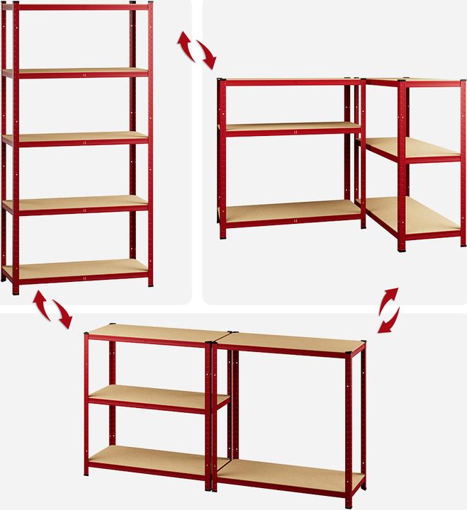 Actual product image Monzana 2x heavy duty shelf