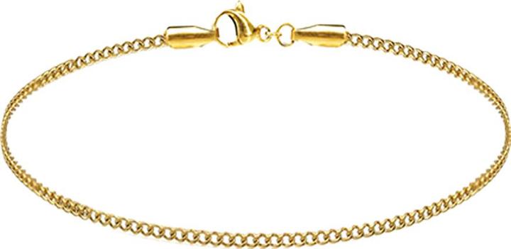 Actual product image Star Piercing Gold-plated Basic bracelet (18 cm, Surgical steel 316L)