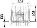 Actual product image Blanco Dish rack with plate stacker