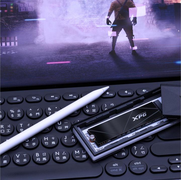 Actual product image Adata SSD 500GB PCI-E NVMe XPG Gammix S50 CORE retail (500 GB, M.2 2280)