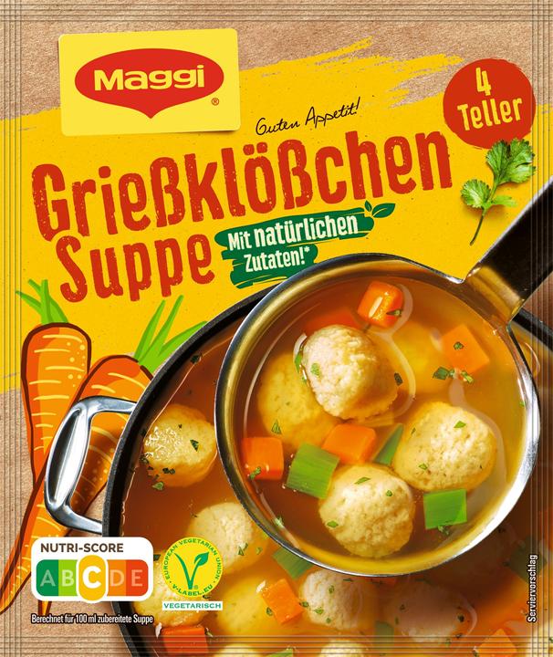 Image du produit Maggi BON APPIT Soupe Boulettes de semoule,donne (1000 ml)