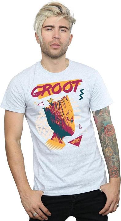 Actual product image Mens Guardians Of The Galaxy Vol. 2 80s Groot T-Shirt (XXL)