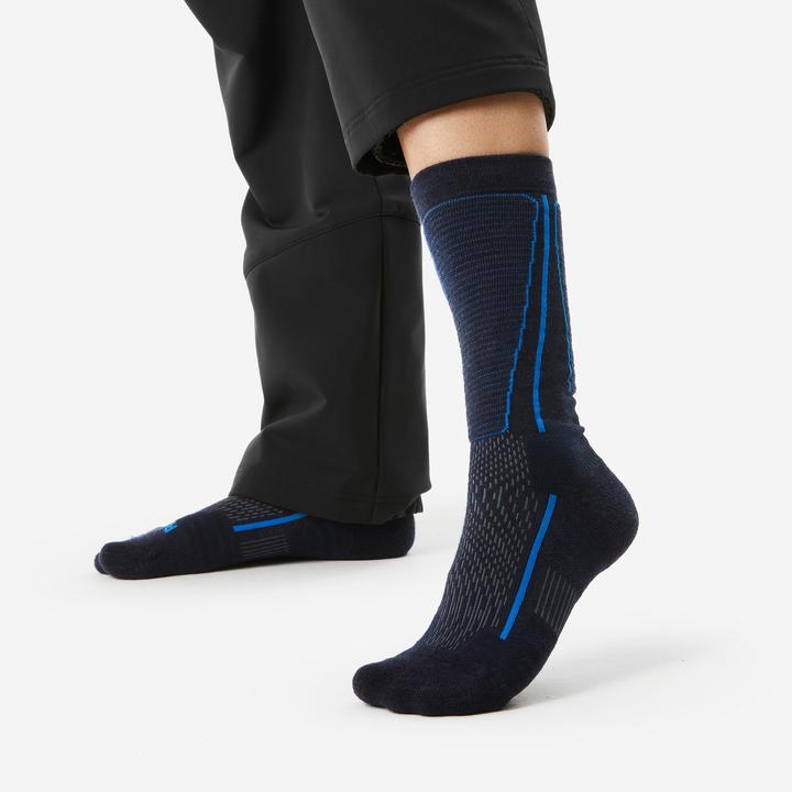 Immagine prodotto Quechua Calze da trekking da donna/uomo calde e semi-alte - SH500 Mountain 2 paia (43, 46)