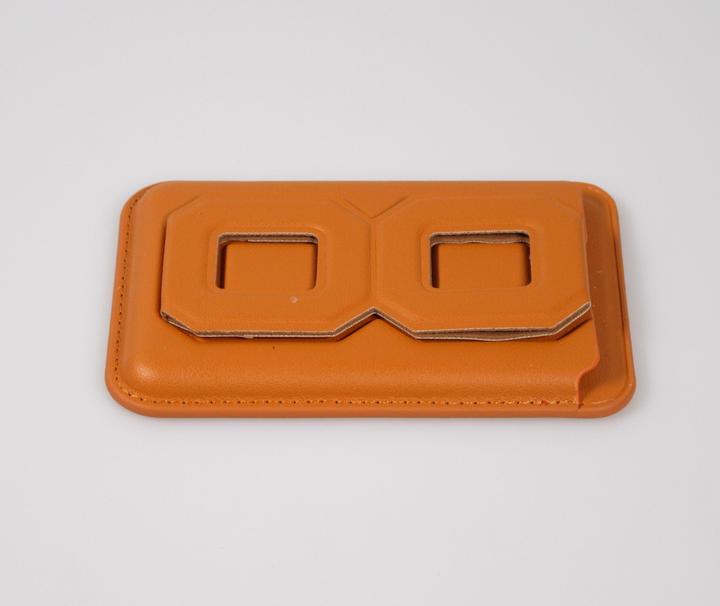 Image du produit PhoneLook Porte-cartes magnétique wallet MagSafe cuir végan avec aimant fort et support pliable intégré clair
