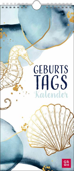 Actual product image Perpetual Maritime Birthday Calendar (Hardcover, German)