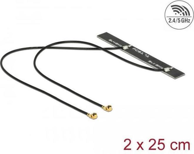 Produktbild Delock WLAN 802.11 ac/a/h/b/g/n Twin (Antennenadapter)