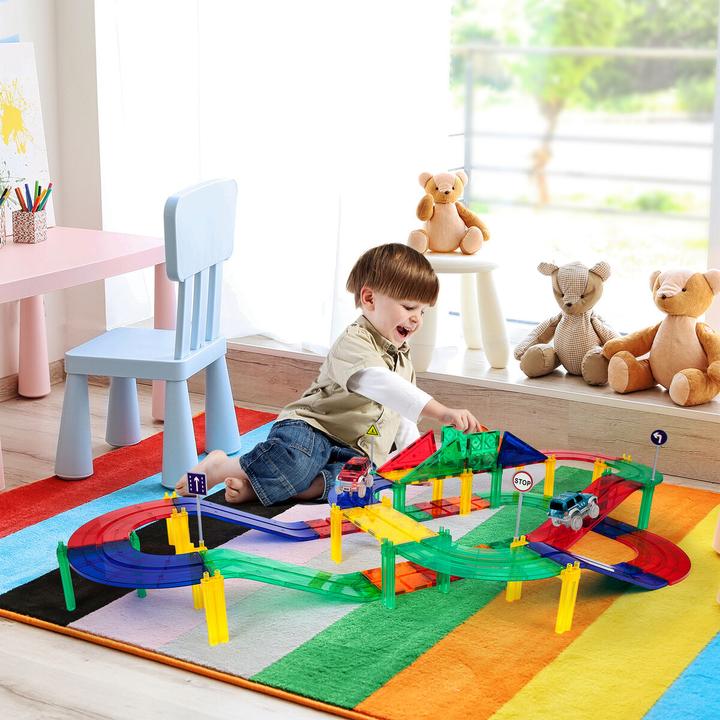 Produktbild PicassoTiles Race Car Track Set