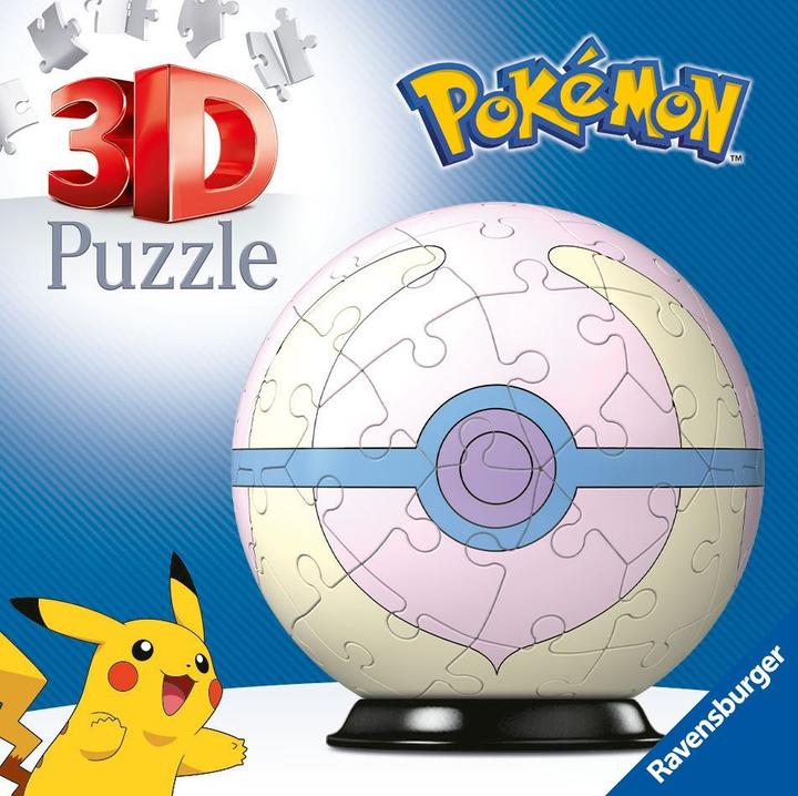 Actual product image Ravensburger Puzzle ball Pokémon healing ball (55 pieces)
