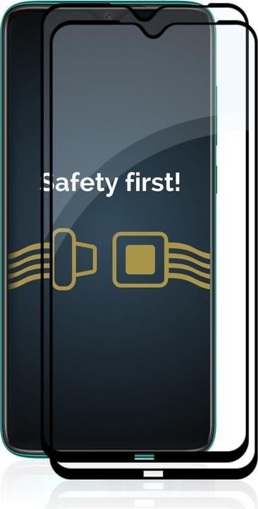 Actual product image Savvies Full-screen armoured glass screen protector (2 Piece, Xiaomi Redmi Note 8)