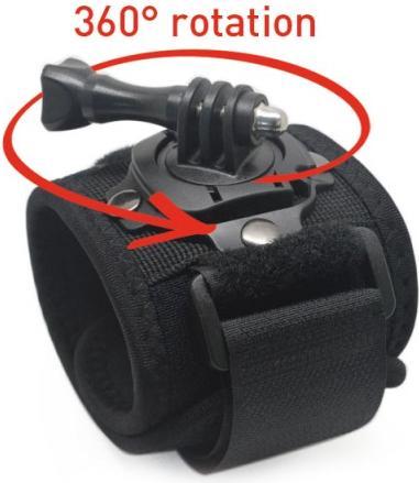 Produktbild Goxtreme 360° Rotation Wrist Mount Handgelenk-Halterung schwarz